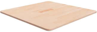 vidaXL Tischplatte Quadratisch 70x70x1,5 cm Eichenholz Unbehandelt 342917