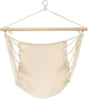 Hängesessel 100 x 80 cm cremefarben 40353