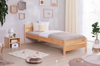 Einzelbett Bora 100x200 Kiefer - natur