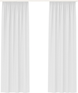 Bestlivings Vorhang "Ellen" mit Kräuselband inkl. Raffhalter (2 St), Kräuselband, blickdicht, Polyester, matter Stoff, einfarbig, waschbar bei 30°C, bügelleicht, formstabil