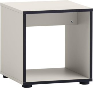 Schildmeyer Sitzhocker Edda 159373, cremebeige, 40 x 40 x 42 cm