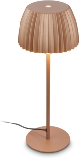 Briloner Leuchten LED Tischleuchte Tischlampe Kommodenleuchte Dimmbar Touchschalter, LED fest integriert, 14,3 x 36 cm 8W Schlafzimmer Wohnzimmer