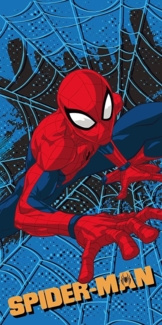 Spiderman Strandhandtuch Weiches Polyester Badetuch 140x70 cm für Kinder