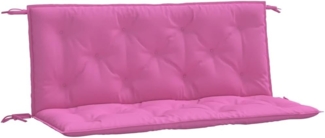 vidaXL Gartenbank-Auflagen, 2 Stk., Polyester, Rosa, 120 x 50 x 7 cm