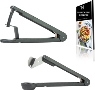 Thiru Entkerner mit robustem sternförmigen Entkernstößel, Kirsch-und Pflaumenentsteiner Set, Made in Germany, Sparset für Kirschen und Pflaumen