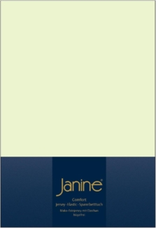 Janine 5002 Elastic-Jersey-Spannbetttuch 09 ecru 90x190-100x220