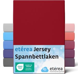 etérea Comfort Jersey Spannbettlaken Kirsche 60x120 cm - 70x140 cm