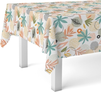 Martina Home Wachstuchtischdecke, Sella, Orange, 180x140 cm