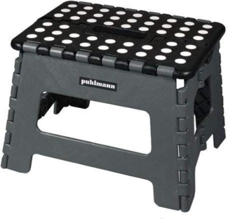 Cabanaz Puhlmann - Klapp- Hocker Tritt "James" Grau H 22cm (1001931) Kunststoff
