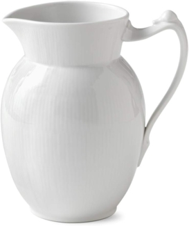 Royal Copenhagen Kanne 1,7 L Gerippt Weiss