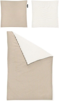 Irisette Mako-Satin Kissenbezug 1 teilig Kissenhüle 40x80 cm Kopfkissenbezug Nora-Ki 8255-80 natur