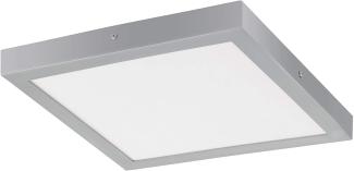 Eglo 97265 LED Aufbauleuchte FUEVA 1 silber weiß L:40cm B:40cm H:3cm 3000K