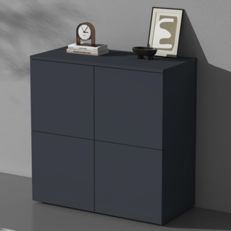 doporro Sideboard Kommode Möbel Mehrzweckschrank Push-to-Open Aufbewahrungsschrank