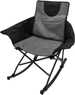 Faltbarer XXL Schaukelstuhl Campingstuhl Anglerstuhl Outdoor max 200KG