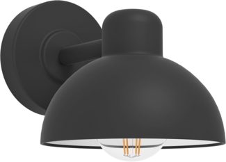 Eglo 96207 Outdoor Wandleuchte ENTRIMO Downlight schwarz weiß L:20cm H:18,5cm T:23,5cm IP44
