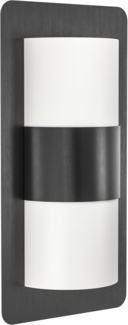 Eglo 98086 LED Outdoor Wandleuchte CISTIERNA anthrazit weiß L:18cm H:35cm T:9cm IP44