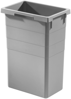 Hailo Inneneimer 38l aus Kunststoff signalgrau für ProfiLine Öko 35/XL