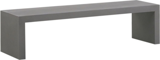 Gartenbank TARANTO 150 cm Beton Grau