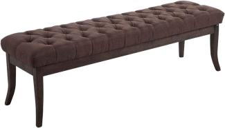 Sitzbank Ramses Stoff antik-dunkel 150 cm [307149]