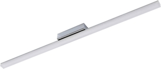 Lindby Deckenleuchten Levke, dimmbar, LED-Leuchtmittel fest verbaut, warmweiß, Modern, Acryl, Metall, weiß, chrom, inkl. Leuchtmittel,dimmbar, Bad