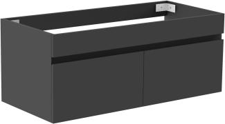 Waschbeckenunterschrank 60 cm Unterschrank Waschtischunterschrank Anthrazit