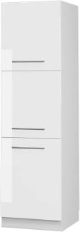 Herdumbauschrank Fame-Line Weiß Hochglanz 60 cm Vicco