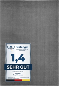 Andiamo Teppich Arezzo, anthrazit, 160 x 230 cm