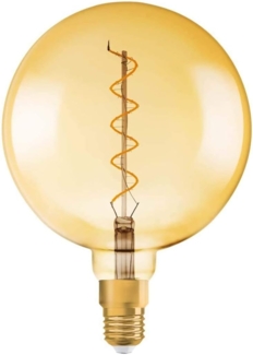Osram LED-Lampe Vintage 1906 Globe XL 5W/820 (28W) Gold E27