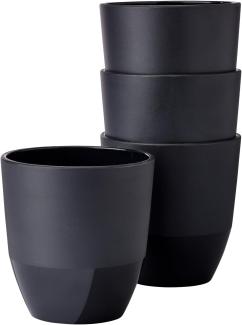 Mepal SILUETA Becher 200 ml 4er Set Nordic Black