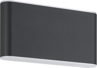 Eglo LED Außen-Wandleuchte Grutti anthrazit 17,5 x 9 cm