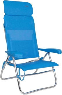 Silla-cama Playa 6 pos. Dural.(Multifibra) Cabezal COMPACT