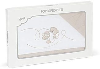 Foppapedretti Babyfly, Bettwäscheset, 120 x 80 x 0,2 cm, 600 g, weiß/beige