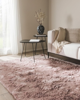 benuta Teppich Whisper, rechteckig, Höhe: 31 mm, Hochflorteppich Wohnzimmer, Schlafzimmer, Esszimmer, Flur, Weich