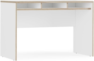 Schreibtisch Tetrix Weiß 112 x 55 cm mit 3 Fächern Vicco