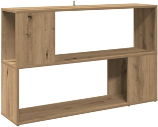 vidaXL Bücherregal Artisan-Eiche 100x24x63 cm Holzwerkstoff 856741