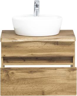 Waschtisch-Set >Villach< (B/H/T: 61x41x47 cm) in wotaneiche - 61x41x47 (BxHxT)