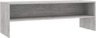vidaXL TV-Schrank Betongrau 120x40x40 cm Holzwerkstoff 800040