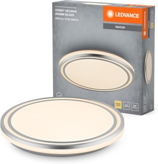 LEDVANCE Orbis Helman 295 mm 16 W 830 Weiß und Silber