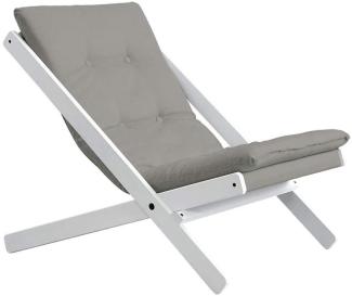 KARUP DESIGN BOOGIE Futon Liegestuhl Gestell Weiß / Grey