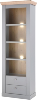 Standregal Chambord - Light Gray Artisan Oak Landhaus
