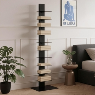 Standregal Eksjö 150x39x39 cm Schwarz [en. casa]