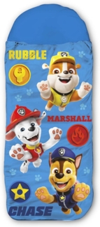 BERONAGE Kinderschlafsack Paw Patrol Kinder-Schlafsack Blau 140 cm + 30 cm (Kapuze) x 70 cm