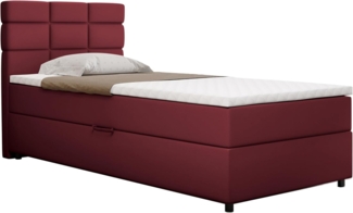 PANDA MÖBEL GmbH Boxbett Reve, 90x200, 100x200, 120x200, Boxbett mit Bettkast und Topper