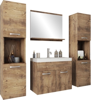Badmöbel-Set Pasitea XL (Farbe: Kastanien Breslau)
