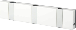 Knax Lite 3 weiß Luxus-Hakenleiste für Bad & Küche Länge 20 cm