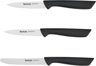 Tefal Messer-Set K2733S Colorfood (Set, 3-tlg), Edelstahl, korrosionsbeständig, ergonomisch, sicher