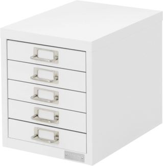 ML-DESIGN Aktenschrank Metallschrank mit Schubladen, freistehender Aufbewahrungsschrank (1-St) Lagerschrank weiß Büroschrank Werkzeugschrank Stahlschrank