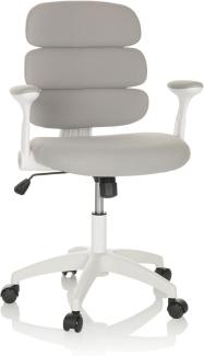 hjh OFFICE Kinderdrehstuhl Kid ERGOLINO W Kinderstuhl mit ergonomischer Rückenlehne, Grau, 736428