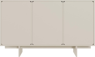 Selsey 'Wuwu' Sideboard 3-türig greige ca. 88 x 150 x 35 cm