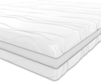 Amazon Basics Extra-Komfort-Memoryschaum-Matratze mit 7 Zonen, Medium (H3) - 160x200 cm